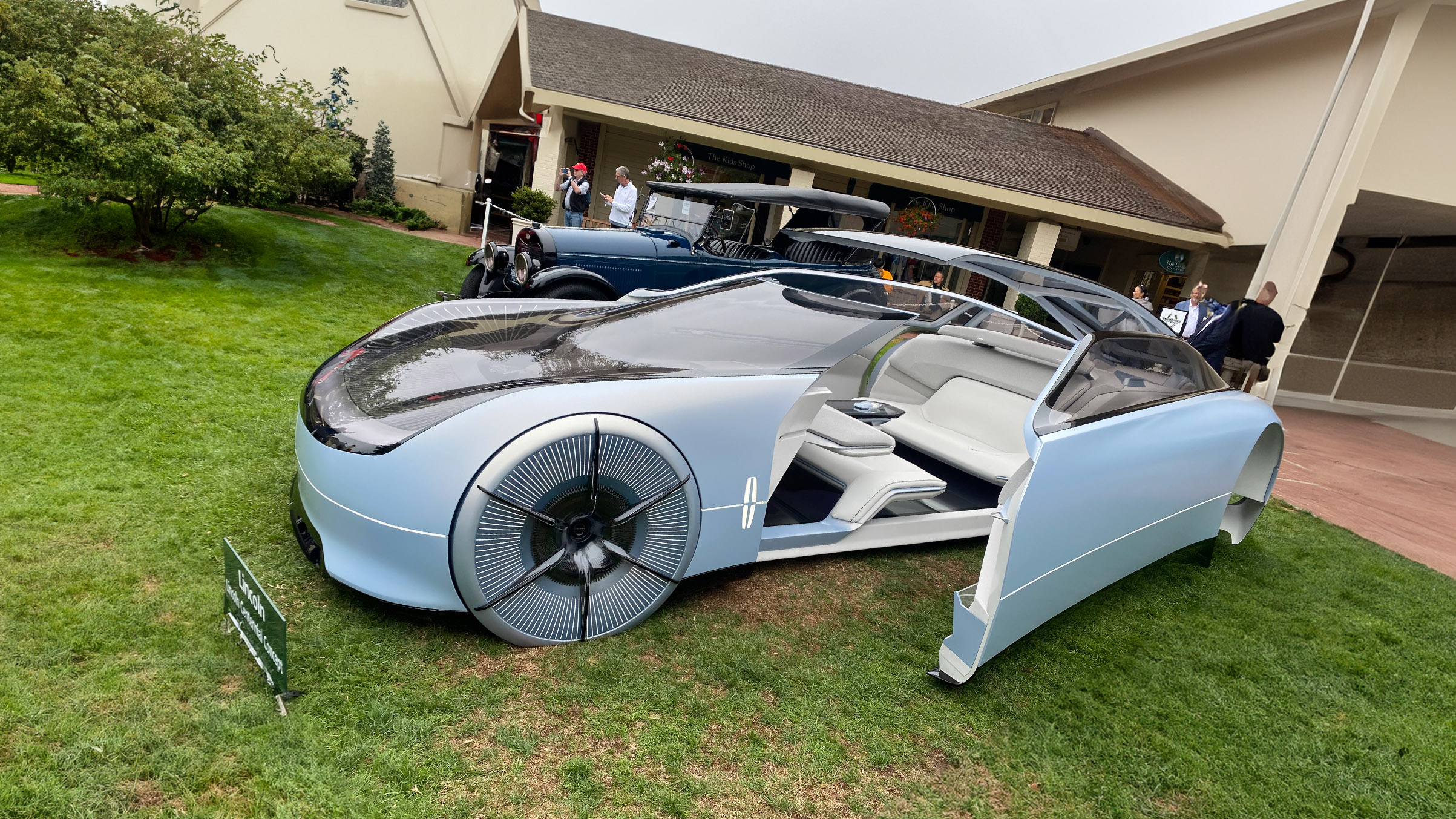 Sports car at a Car Week Review event