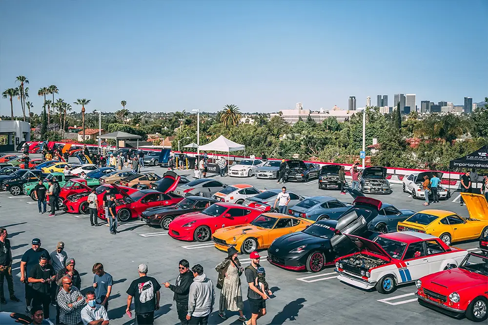 Outdoor car event display